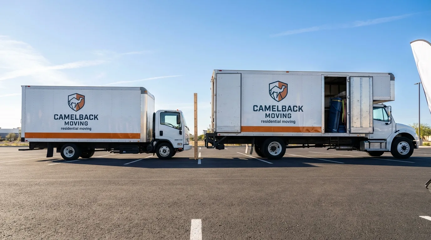 Moving truck size capacity guide in East Setauket